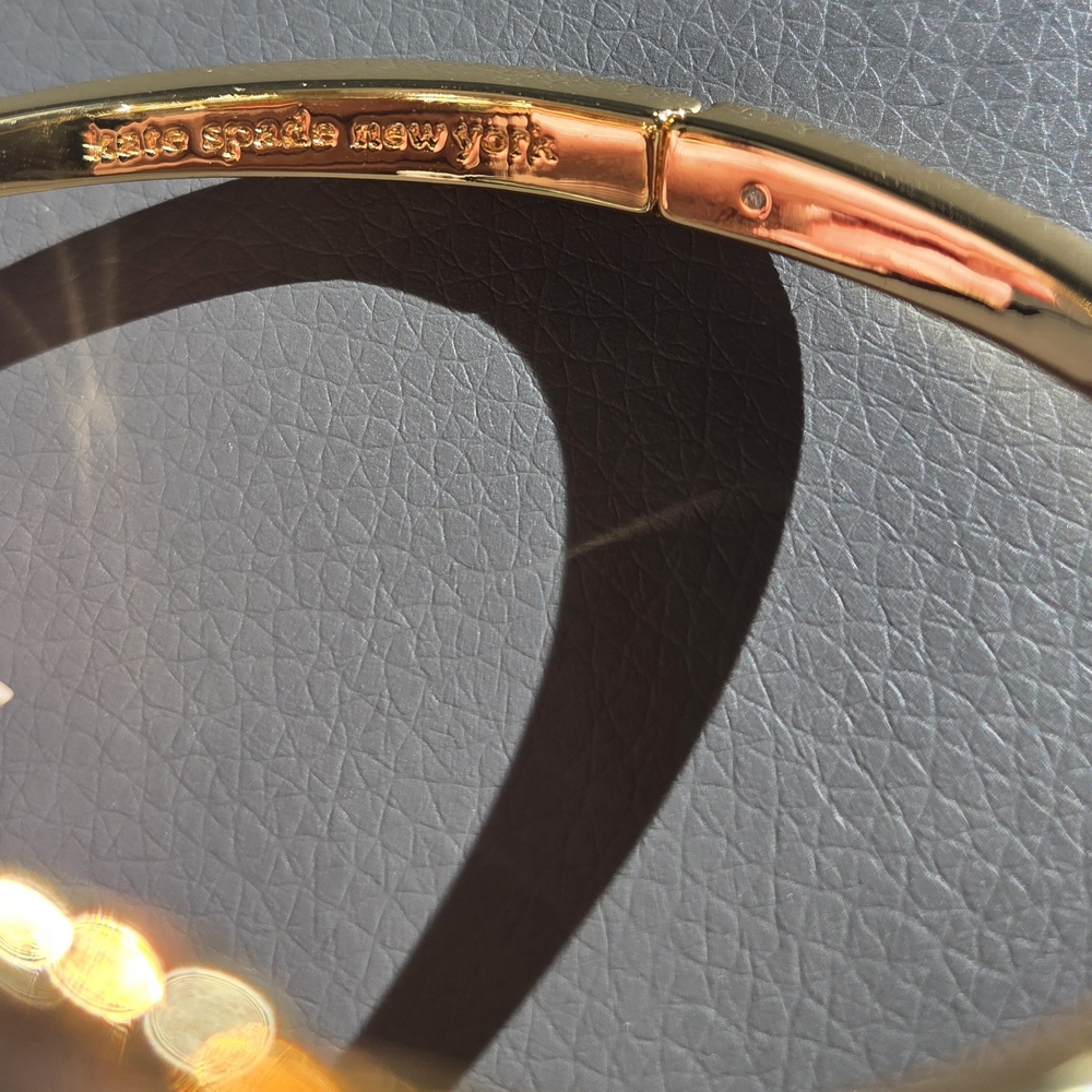 NEW Kate Spade Sweet Citrus Hinge Cuff Bracelet - Picture 4 of 7